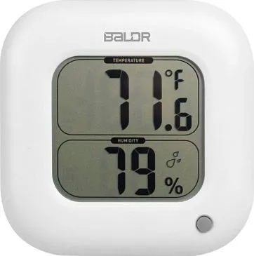 Термогигрометр цифровой BALDR B0323H, белый