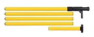 Штанга телескопическая для лазерного уровня Ermenrich Reel TWR30, 3,36 м