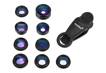 Набор объективов для смартфона Levenhuk Lens S10