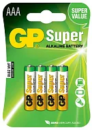 Элемент питания GP Super Alkaline GP 24A-2CR4 AAA