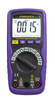  Цифровой мультиметр Ermenrich Test DM70, изображение 1