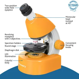 Микроскоп Levenhuk Discovery Micro с книгой, изображение 16