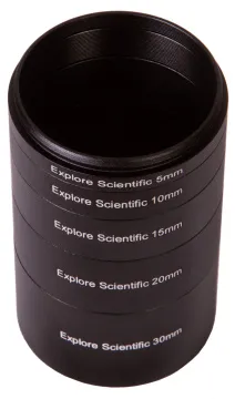 Набор удлинительных колец Explore Scientific M48x0,75 (30, 20, 15, 10, 5 мм), изображение 5