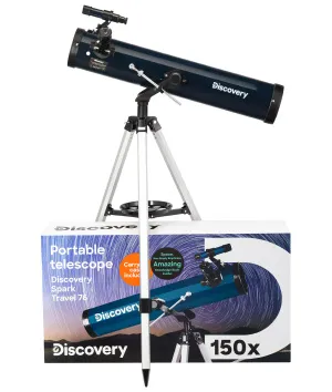 Телескоп Levenhuk Discovery Spark Travel 76 с книгой, изображение 2
