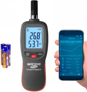 Термогигрометр МЕГЕОН с Bluetooth (20063), изображение 3