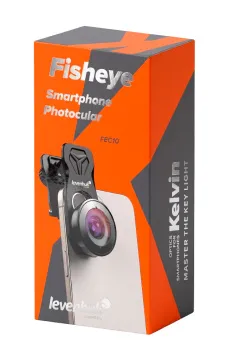 Фотокуляр «фишай» для смартфона Levenhuk Kelvin FEC10, изображение 3