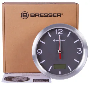 Часы Bresser MyTime Thermo/Hygro Bath, водонепроницаемые, серые, изображение 2