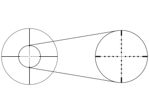 Прицел оптический GAUT Quartz 3–9x40, сетка 3 (Mil-Dot), изображение 7