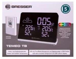 Метеостанция Bresser Temeo TB с радиоуправлением, изображение 14