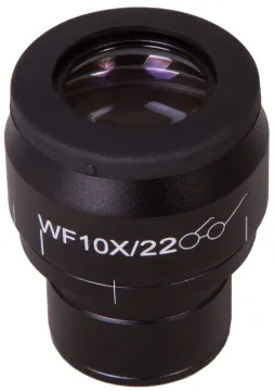 Окуляр Levenhuk MED WF10x/22 с перекрестьем, шкалой и диоптрийной коррекцией, изображение 2