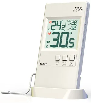 Термометр цифровой RST 01591 с внешним датчиком, оконный, ультратонкий, изображение 3
