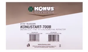 Телескоп Konus Konustart-700B 60/700 AZ, изображение 18