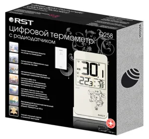 Термометр цифровой RST 02258 (Q258) с беспроводным датчиком, изображение 4