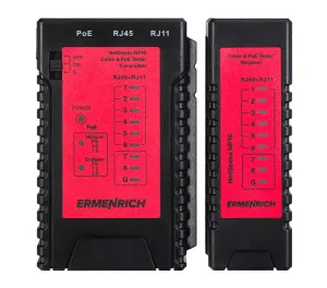 Кабельный тестер Ermenrich NetGeeks NP10, изображение 3