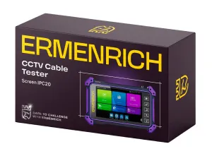 Кабельный тестер систем видеонаблюдения Ermenrich Screen IPC20, изображение 2