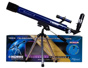 Телескоп Konus Konuspace-4 50/600 AZ, настольный, изображение 9
