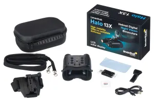 Бинокль цифровой ночного видения Levenhuk Halo 13X Helmet, с креплением на голову (выставочный образец), изображение 2