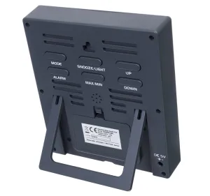 Гигрометр Bresser ClimaTemp Hygro Quadro с тремя датчиками, серый, изображение 5
