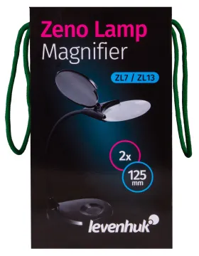Лупа-лампа Levenhuk Zeno Lamp ZL13, белая, изображение 14