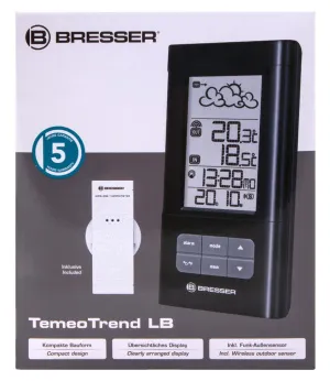Метеостанция Bresser TemeoTrend LB с радиоуправлением, изображение 11